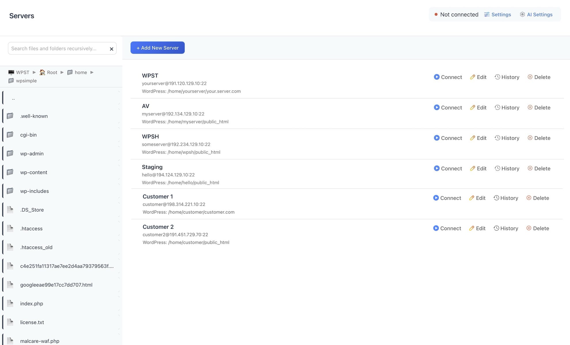 SSH Assistant app - Manage Unlimited Servers